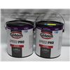 Image 1 : 2 GLIDDEN 925ML SEMI GLOSS WHITE BASE LATEX PAINT