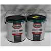 Image 1 : LOT OF TWO 3.66L SPEED PRO SEMI GLOSS WHITE