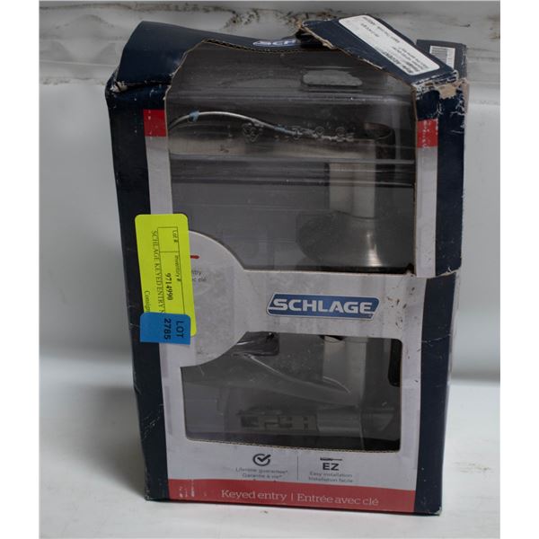SCHLAGE KEYED ENTRY NEW