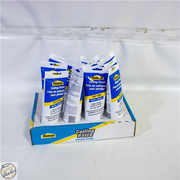 12 HOMAX CEILING PATCH TUBES
