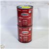 Image 1 : LOT OF 2 GLIDDEN 900 ML FLAT MEDIUM BASE INTERIOR