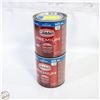Image 1 : LOT OF 2 GLIDDEN 825 ML SATIN ACCENT BASE INTERIOR