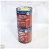 Image 1 : LOT OF 2 GLIDDEN 825 ML SATIN ACCENT BASE INTERIOR
