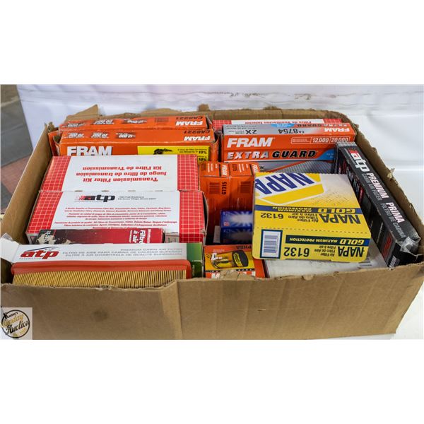 LOT OF NEW AIR/OIL/TRANS FILTERS