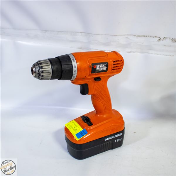 BLACK AND DECKER 18V CORDLESS DRILL TESTED
