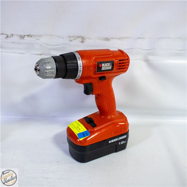 BLACK AND DECKER 18V CORDLESS DRILL TESTED