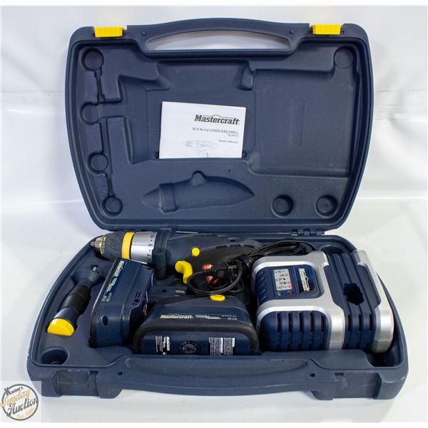 MASTERCRAFT 18C NI-CD CORDLESS DRILL WITH