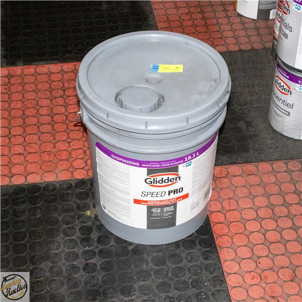GLIDDEN SPEED PRO INTERIOR LATEX PAINT 18.9L