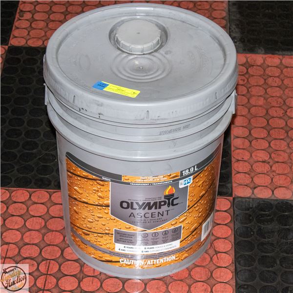 (2) OLYMPIC ASCENT STAIN AND SEALANT (TRANSPARENT)