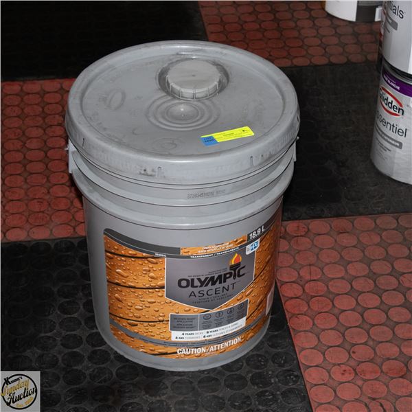 (2) OLYMPIC ASCENT STAIN AND SEALANT (TRANSPARENT)
