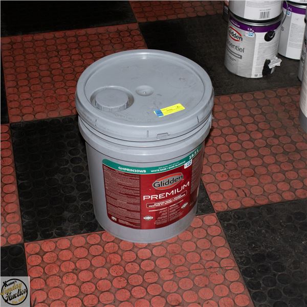 GLIDDEN 18.5L PREMIUM WHITE PAINT AND PRIMER