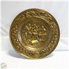 Image 1 : 1960’S 22.5” HAMMERED BRASS PLATE ENGLAND
