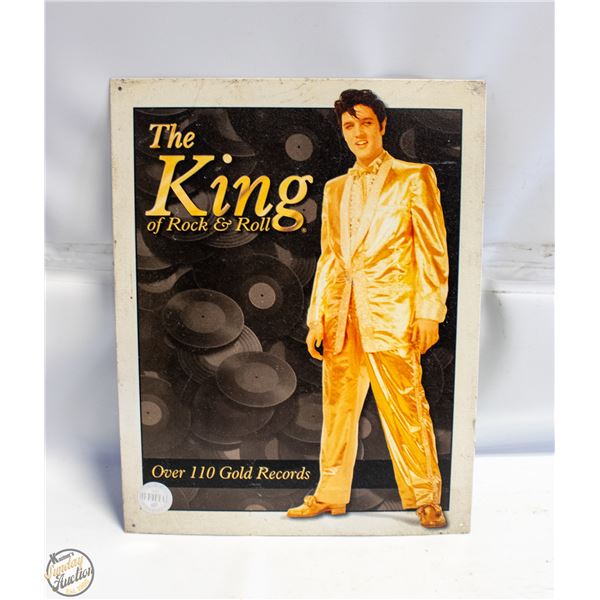 12" X 16" METAL SIGN (ELVIS)