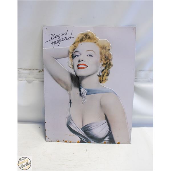 12" X 16" METAL SIGN (MARILYN)