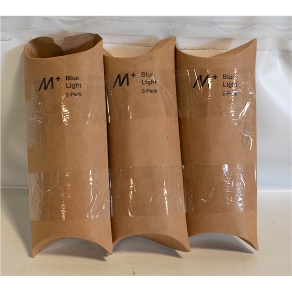 LOT OF 3 2 PACKS OF +1.75 LADIES READING GLASSES