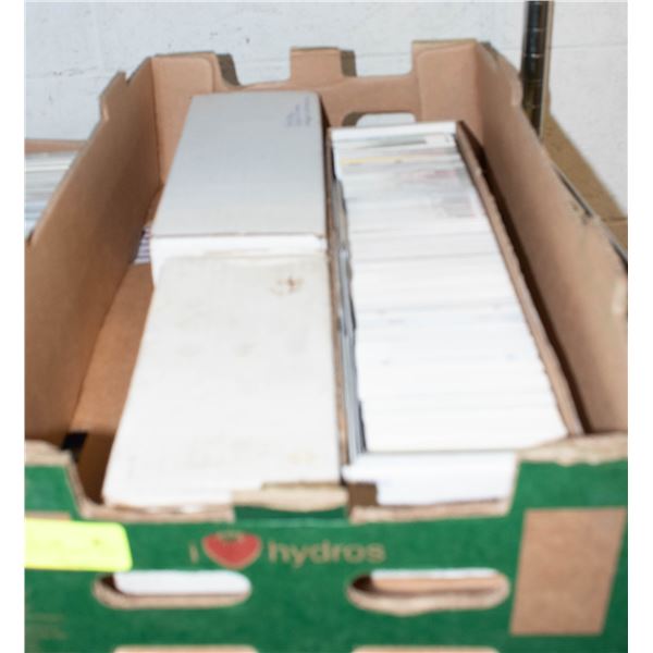 FLAT OF ASSORTED SPORTS CARDS FROM VARIOUS YEARS