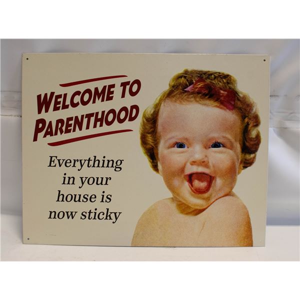 12" X 16" METAL SIGN (WELCOME TO)