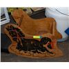 Image 1 : ANTIQUE CHILDRENS WOODEN ROCKING HORSE