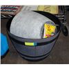 Image 1 : 2 GARDEN PLANTERS ROUND + NEW 2PK