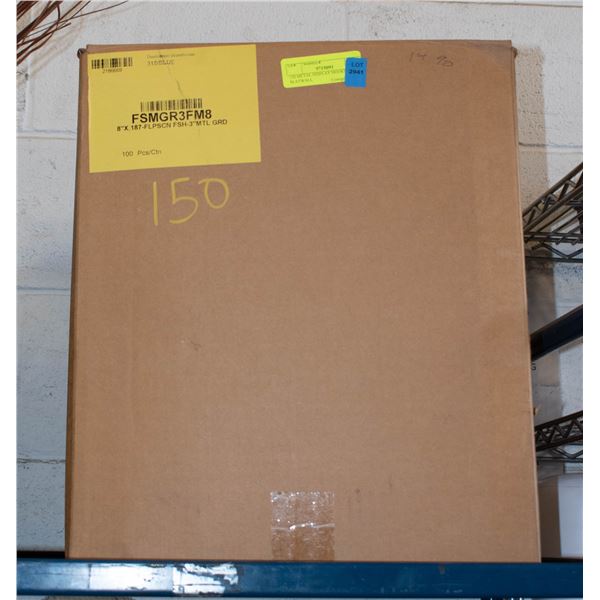 150 METAL DISPLAY HOOKS 8’ L SLATWALL