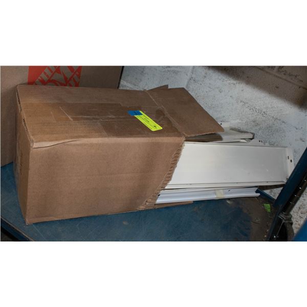 DRAWER SLIDES, 4 @ 21.5" X 3.5",  1 @ 22" X 6"