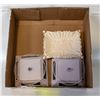 Image 1 : 2 SOLAR/BATTERY ROTATING STANDS,