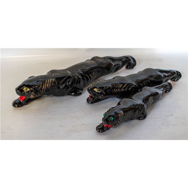 3PC VINTAGE BLACK PANTHER JAPAN