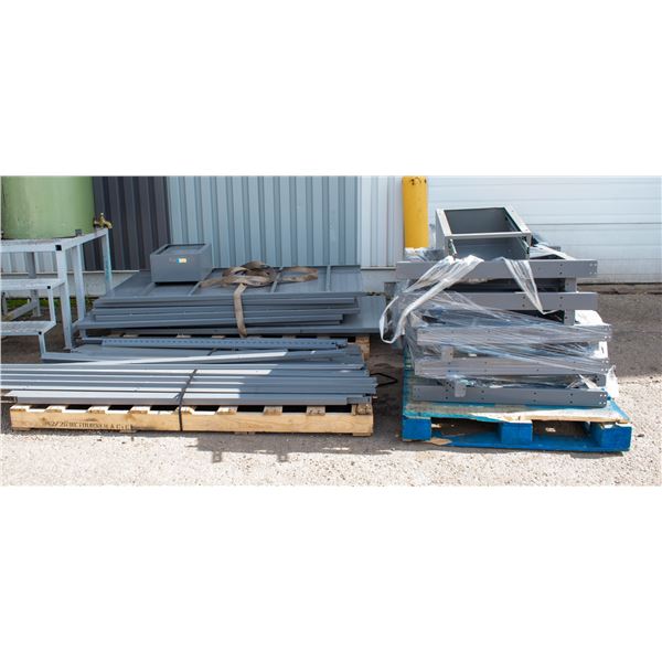 8 ULINE TABLES AND SHELVES