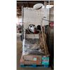 Image 1 : PALLET OF UNCLAIMED ITEMS WITH HEAD/FOOT BOARD