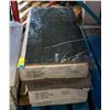 Image 1 : 4 BOXES 1'X2' BLACK MARBLE TILE