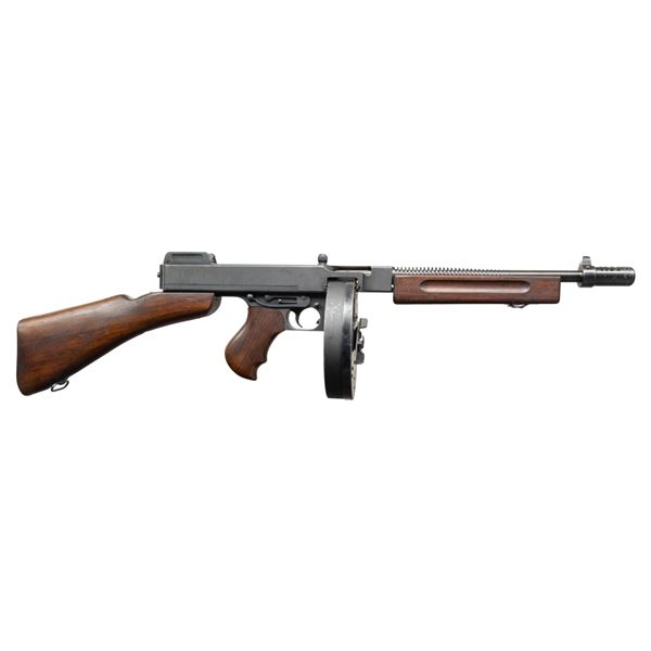 FULLY TRANSFERABLE THOMPSON 1928A1 SUBMACHINE GUN.