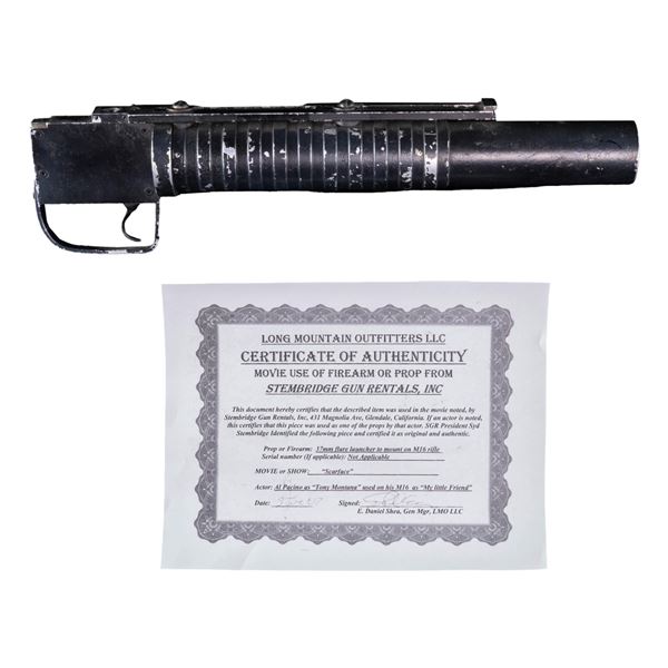 AUTHENTIC "SCARFACE" GRENADE LAUNCHER MOVIE PROP