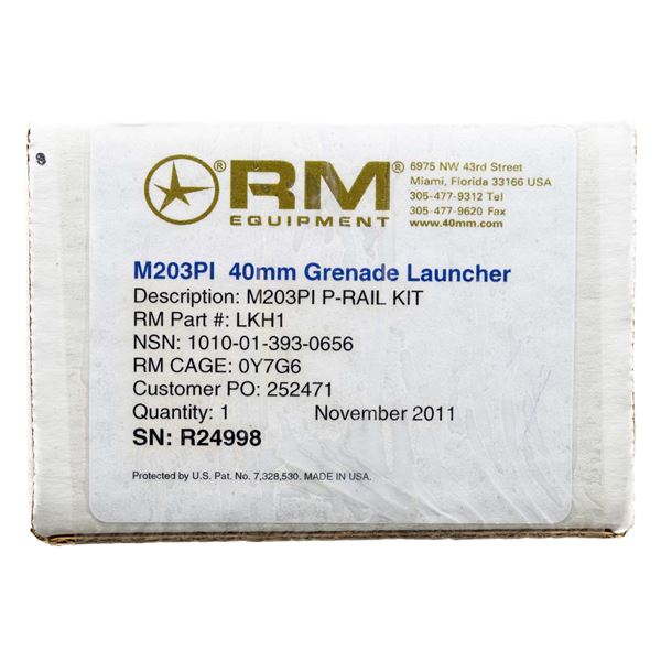 AS NEW RM EQUIPMENT M-203 PI 40MM GRENADE LAUNCHER