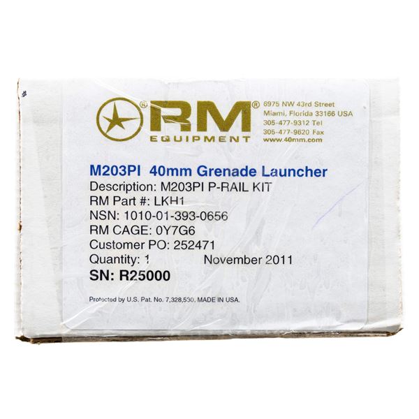 AS NEW RM EQUIPMENT M-203 PI 40MM GRENADE LAUNCHER