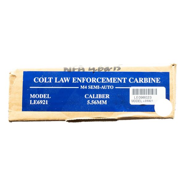 SEALED IN BOX COLT M4 MODEL LE6921 LAW ENFORCEMENT