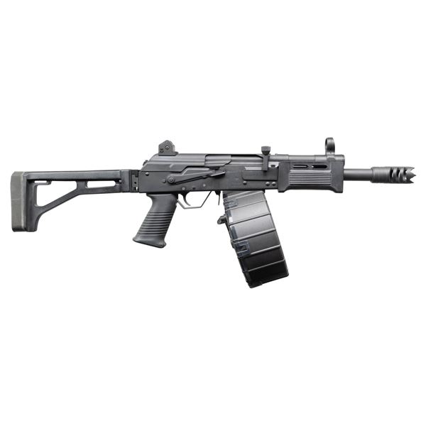 AS NEW 12 GA. TROMIX S17 SBS SAIGA 12 WITH SIDE