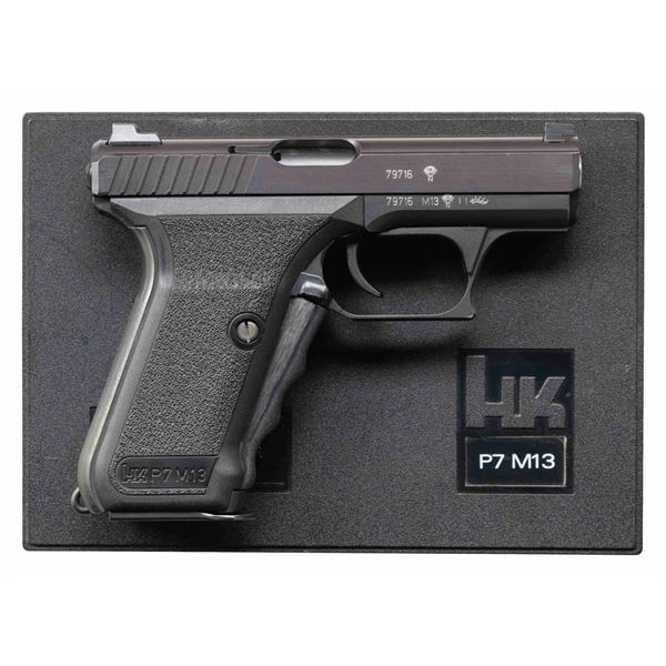 H&K P7M13 SEMI AUTO PISTOL.