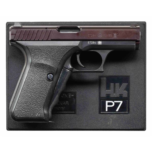 H&K P7 SEMI AUTO PISTOL.