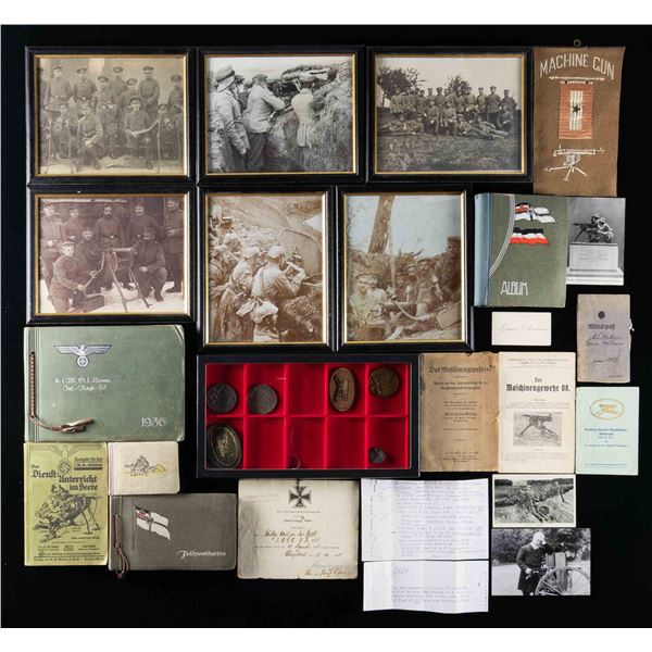 GERMAN MACHINE GUN MILITARIA LOT.