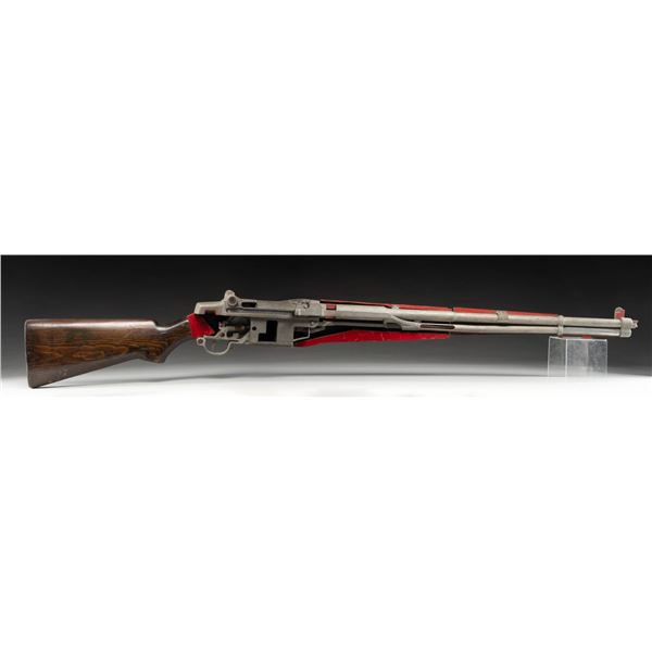 OVERSIZED CUTAWAY M1 GARAND TRAINING MODEL.