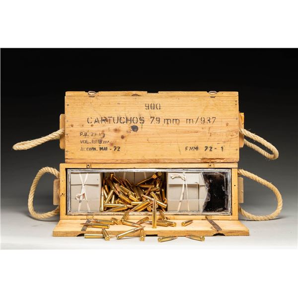 ABOUT 1400 RDS. OF PORTUGESE 8MM MAUSER AMMO.
