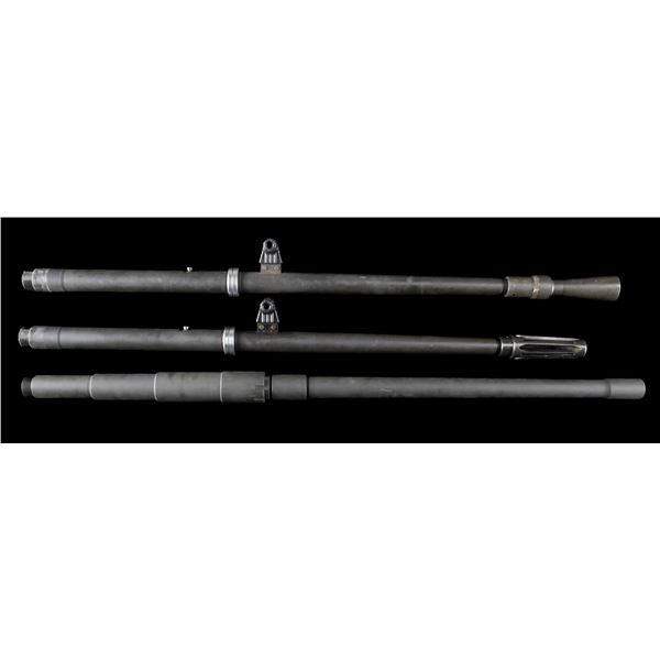LOT OF 3 BROWNING M2 .50 BMG MACHINE GUN BARRELS.