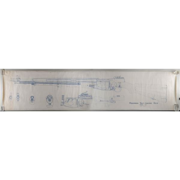HISTORIC PEDERSEN RIFLE ENGINEERING DRAWING.