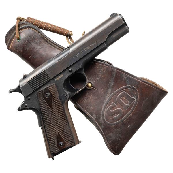 FINE, DEC. 1918 COLT U.S. M1911 "BLACK ARMY" SEMI