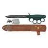 Image 2 : USMC ID'D EVERITT KNUCKLE FIGHTING KNIFE.