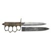 Image 1 : WW1 AU LION US M1918 TRENCH KNIFE.