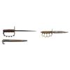 Image 1 : LOT OF TWO WW1 US TRENCH KNIVES.