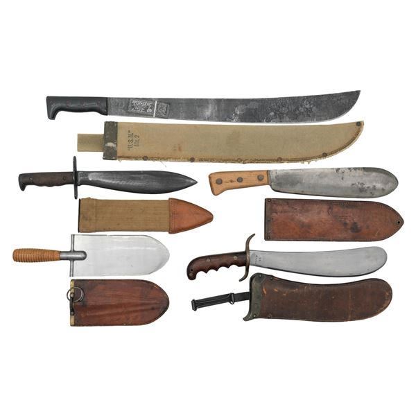 5 US MILITARY EDGED WEAPONS.