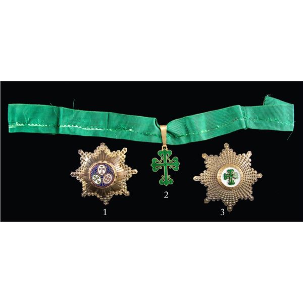3 RARE PORTUGUESE ORDERS.