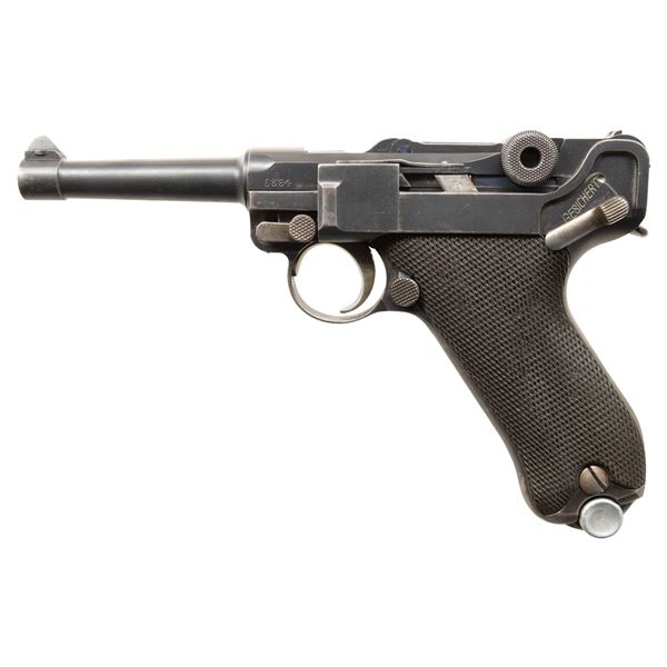 POLICE UNIT MARKED DWM P.08 POLICE LUGER